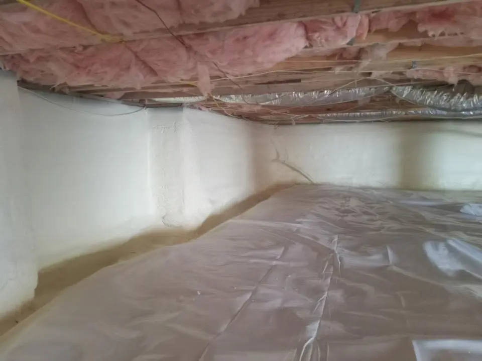 Crawl space encapsulation with closed-cell spray foam for Spray Foam Roofing Repair in Ladera Ranch